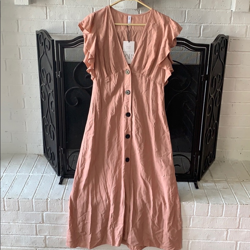 Zara Join Life Pink Dress